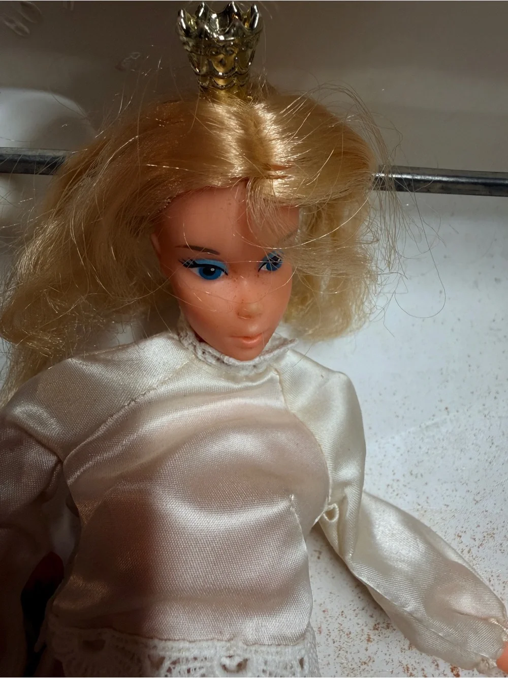 Vintage Barbie Travel Trunk with Barbie Dolls & Ken Head